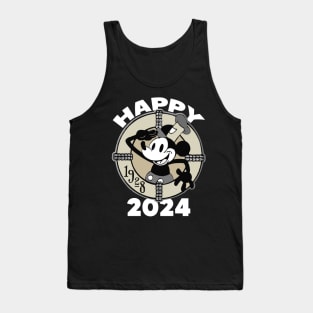 Steamboat Willie. Happy 2024 Tank Top